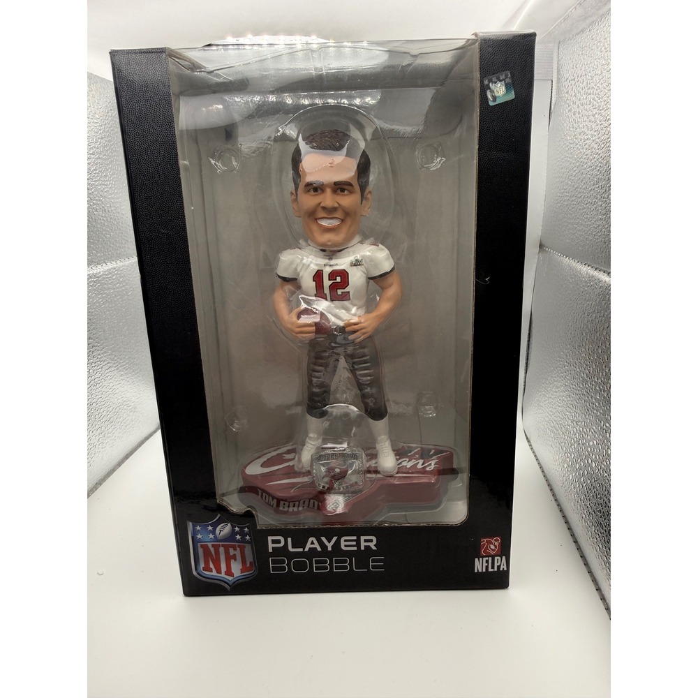 Tom Brady TampaBay Buccaneers Super Bowl LV Champions FOCO NFL Player Bobblehead
